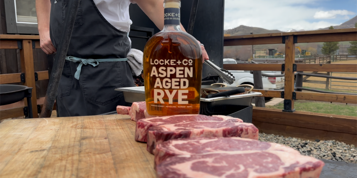 Indulge in luxury at C Lazy U Ranch in Graby, Colorado. Join Ted Strauch for a pre-summer steak tasting featuring Colorado All Natural Aspen Ridge Ribeye infused with Locke + CO Aspen Aged Rye Whiskey, dry-aged for 28 days at Buckhead Meats. Unforgettable flavors await.