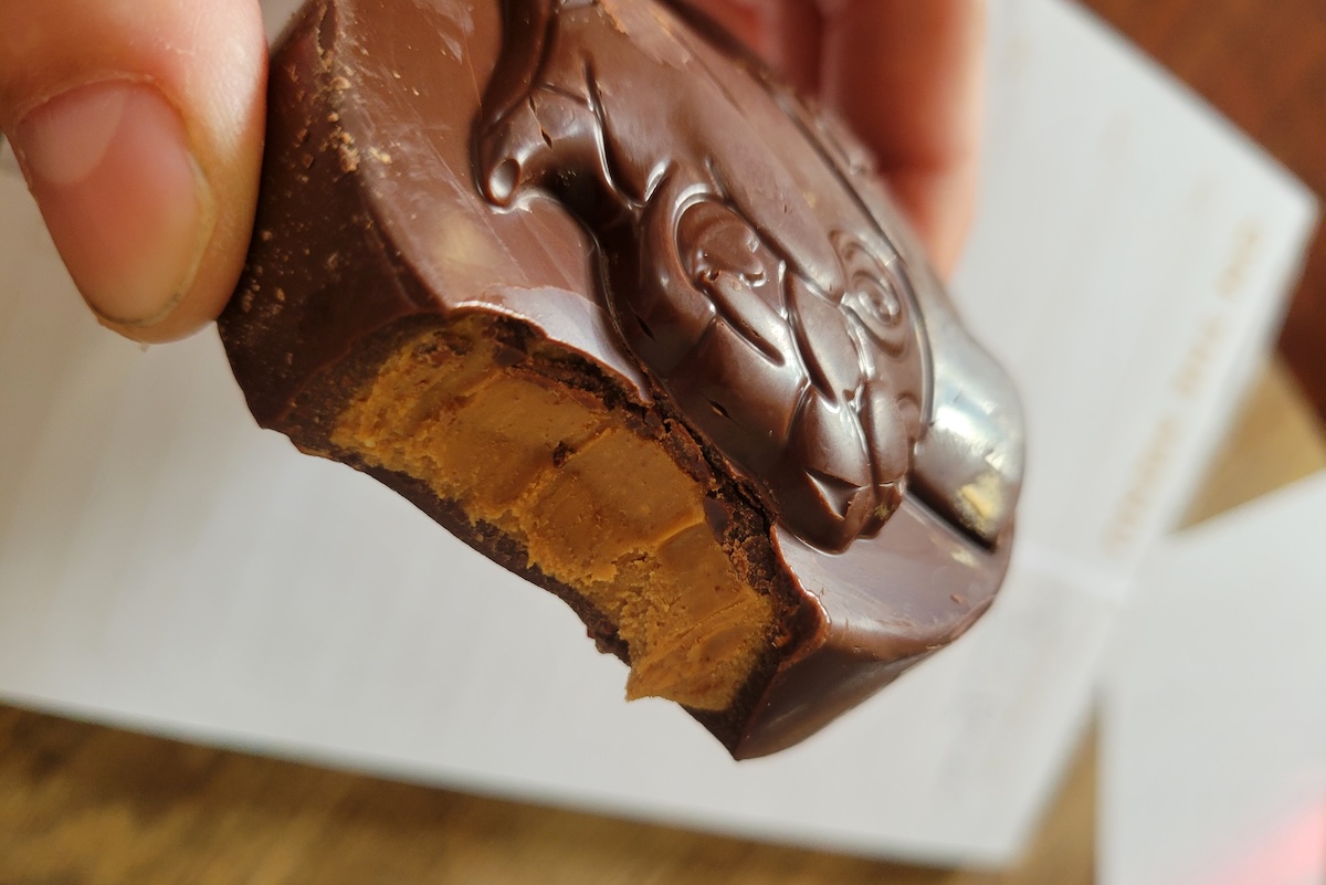 You too can now get this Buc-ee's chocolate peanut butter disc. | Photo by Linnea Covington