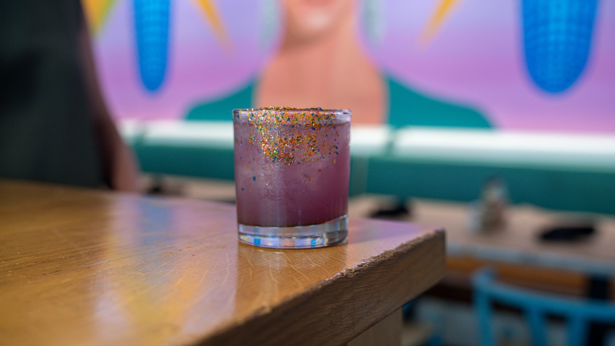 Kachina cantina purple cocktail