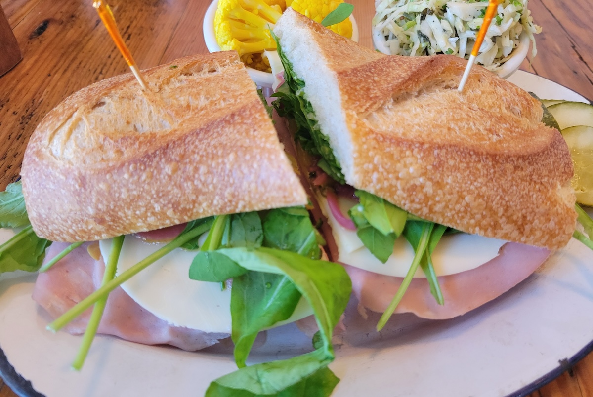 italian sandwich at leven deli