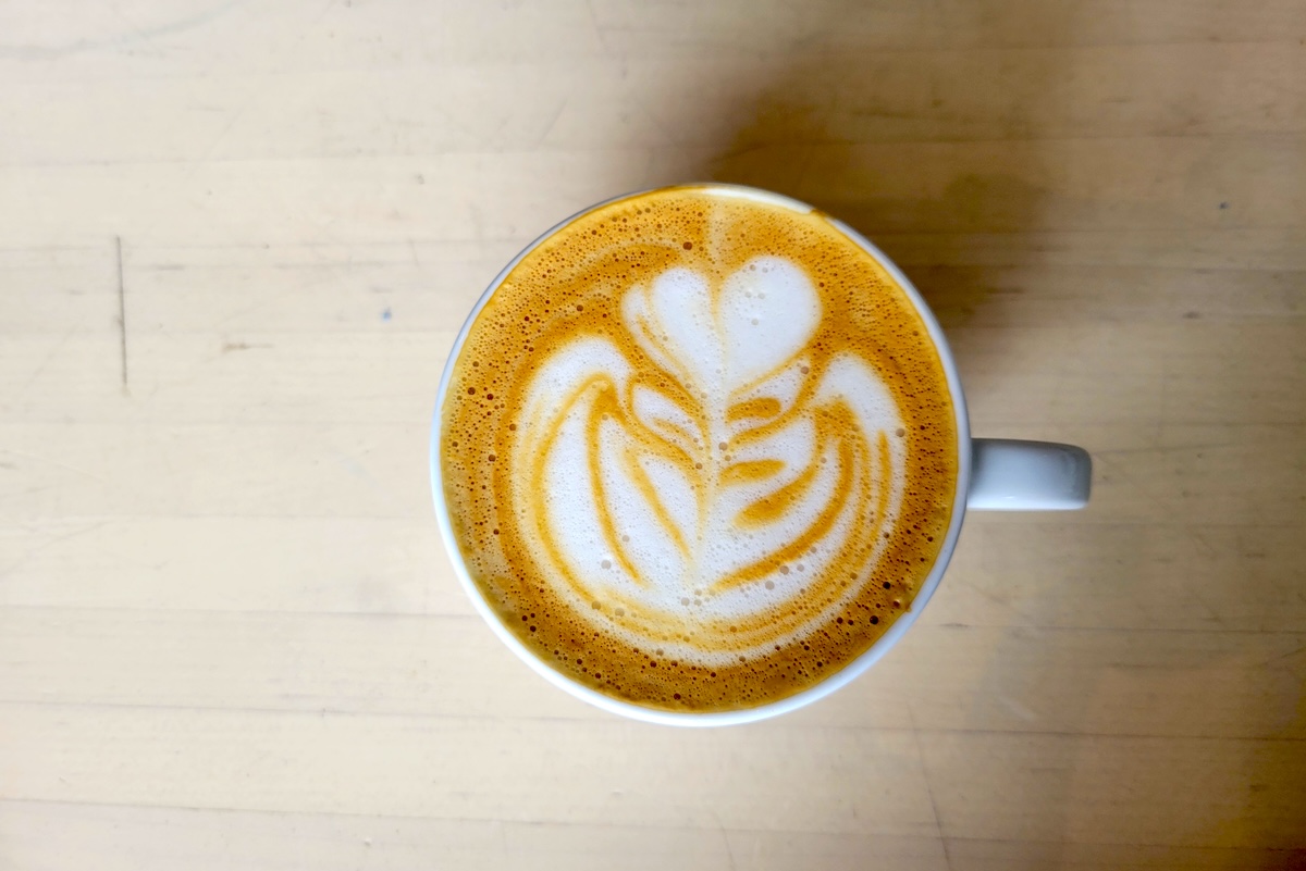 Oat milk latte at Procession Coffee in RiNo. | Photo by Linnea Covington