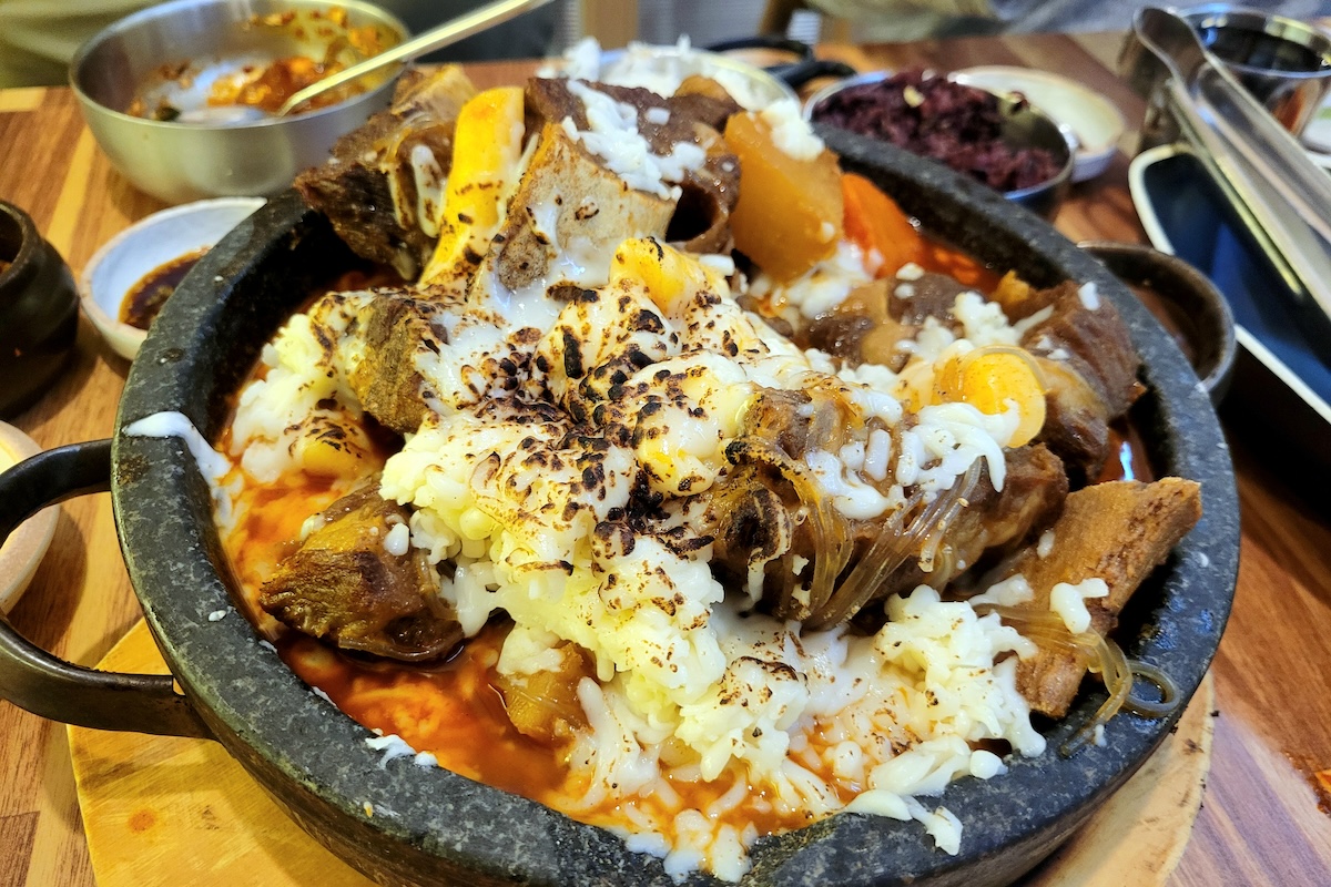 Kalbi jjim, or Korean short rib, at Tofu Story. | Photo by Linnea Covington