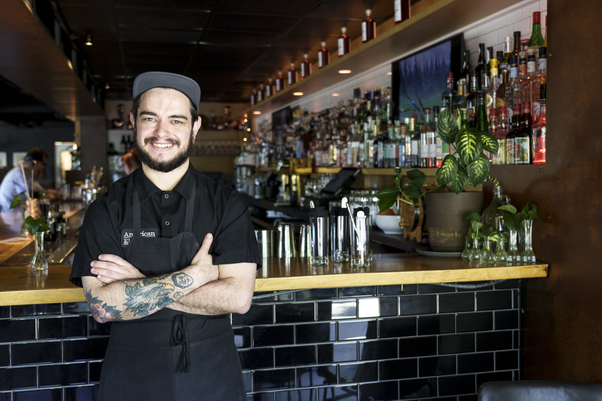 American Elm's executive chef Daniel Mangin. Photo by Ashley Beguin