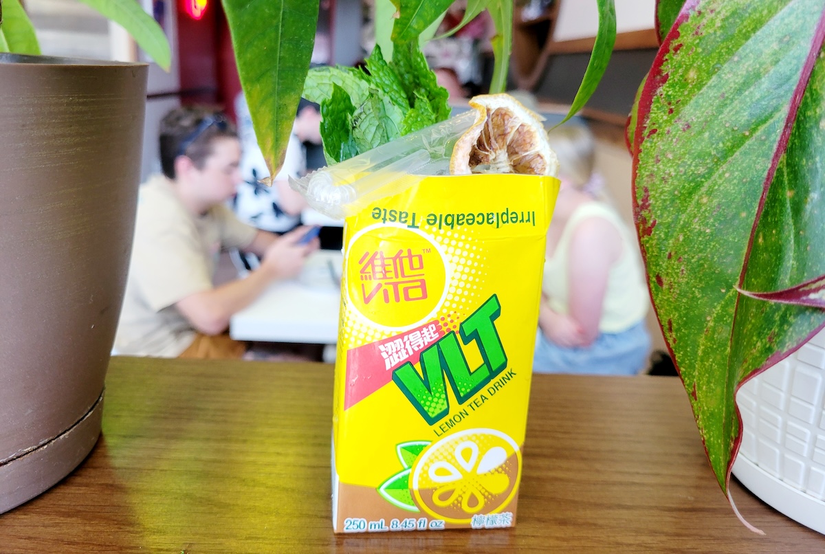 Hong Kong Iced Tea at MAKfam. | Photo by Linnea Covington