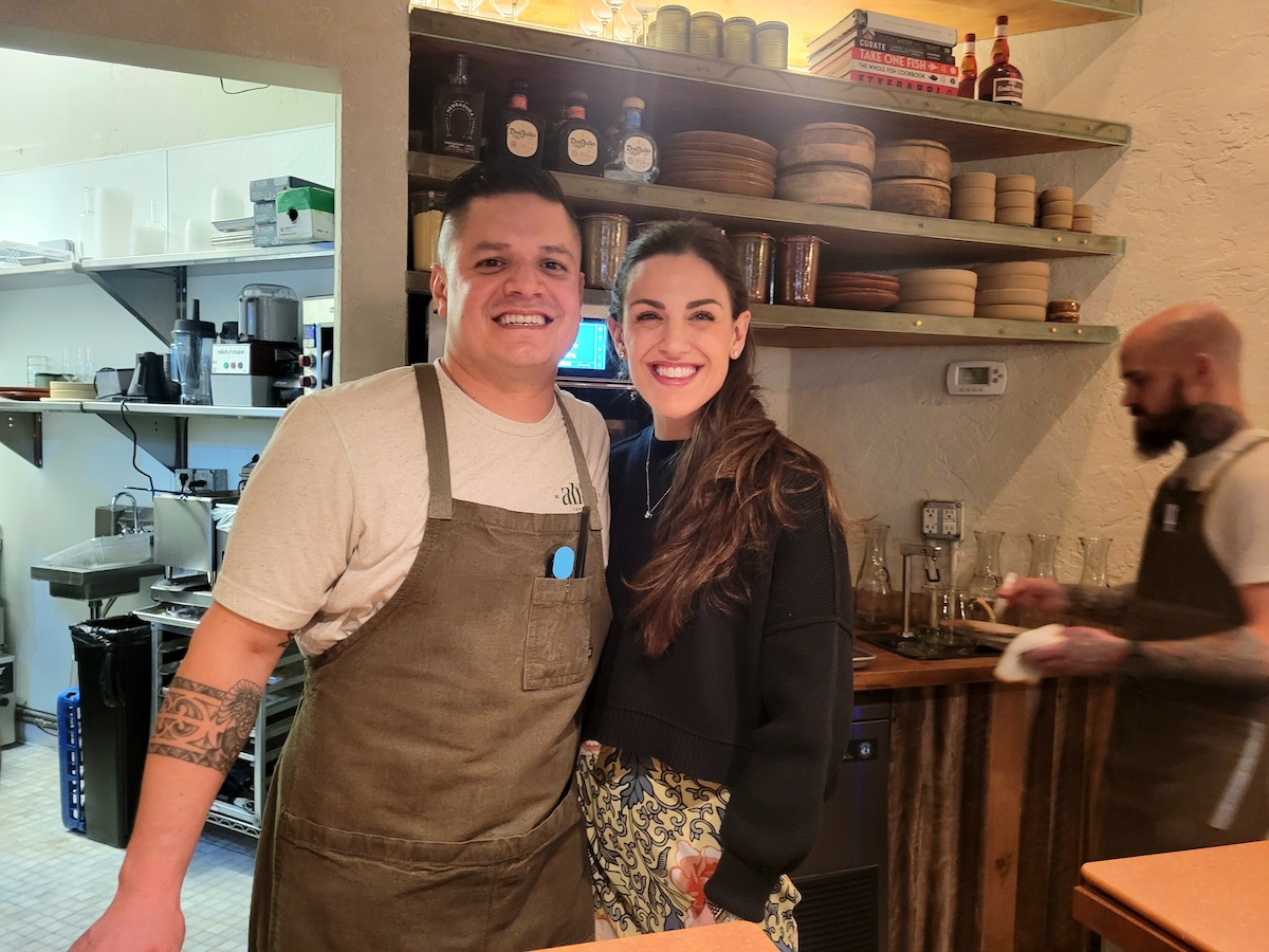 Johnny and Kasie Curiel, owners of Alma Fonda Fina and newly opened  Cozobi Fonda Fina in Boulder. | Photo by Linnea Covington