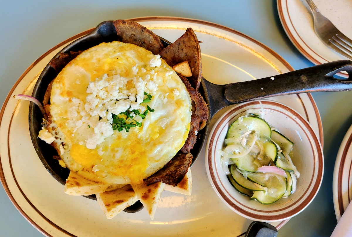 The Greek has so many flavors in one skillet. | Photo by Linnea Covington