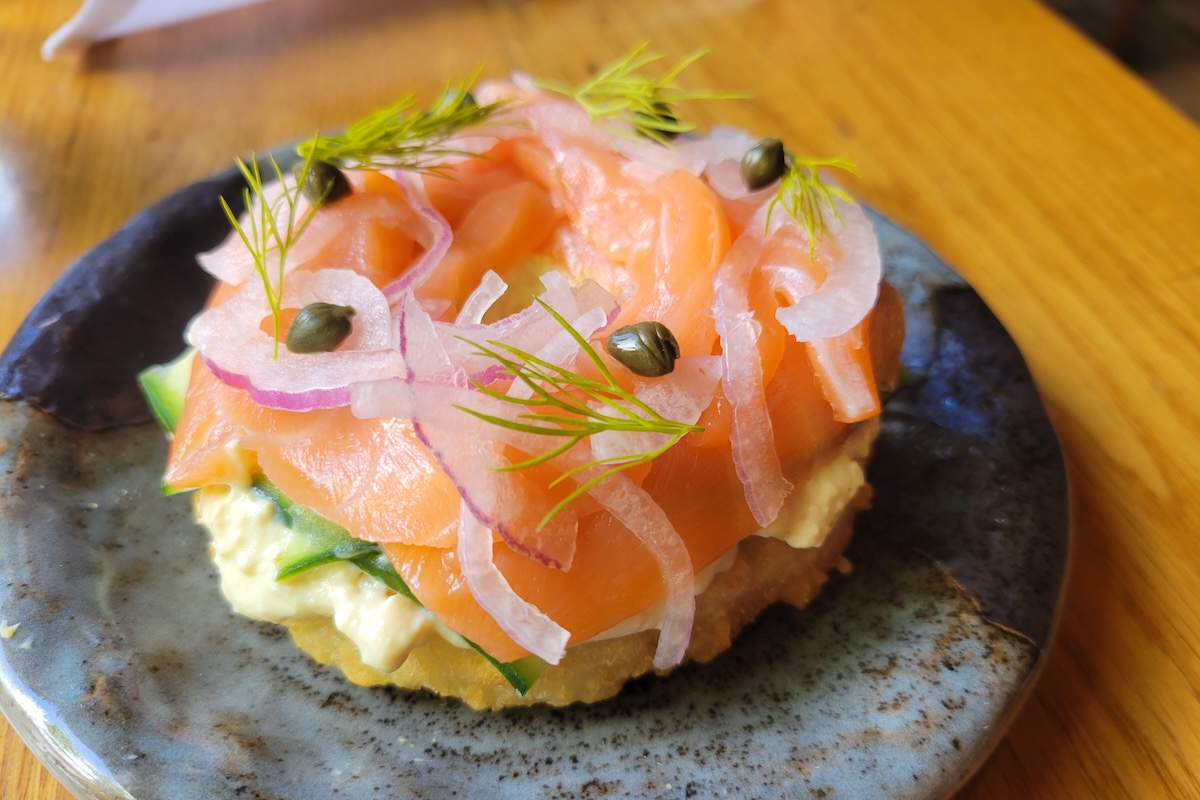 The 'Bagel' & Lox at Ototo is a memorable dish. | Photo by Linnea Covington