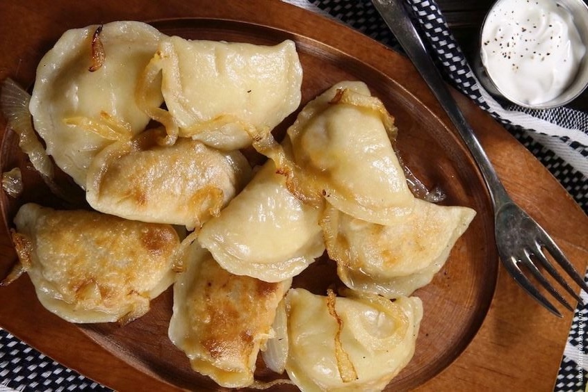 Pierogis are a tasty Polish dumpling. | Photo by Cracovia Polish-American Restaurant & Bar