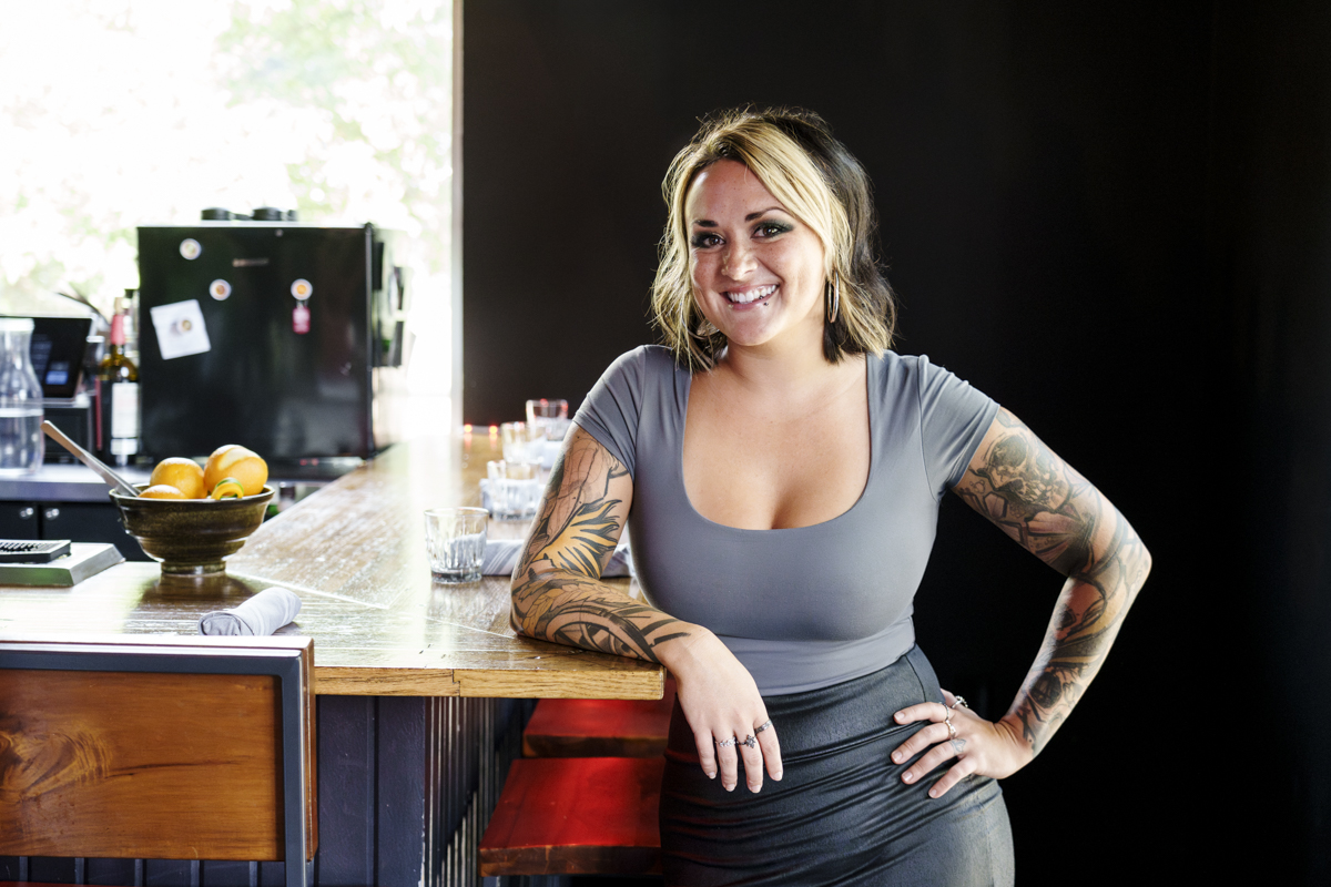 Ariana Teigland, bar manager and co-owner at Glo Noodle House. | Photo by Ashley Beguin