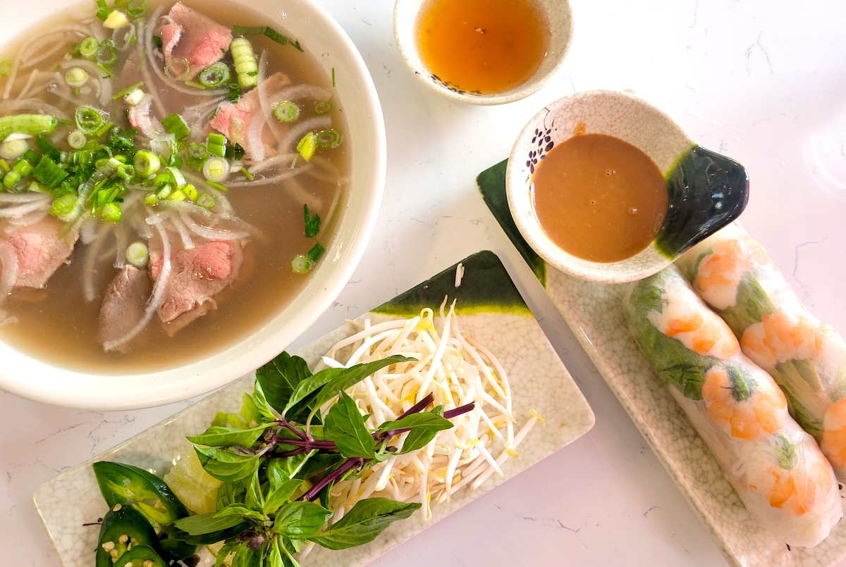 Great pho and spring rolls at Now Pho in Denver. | Photo by Linnea Covington