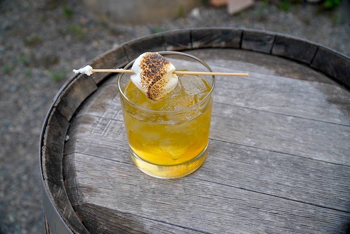 Try the s'mores cocktail at Ironton Distillery. | Photo by Tristan Chan