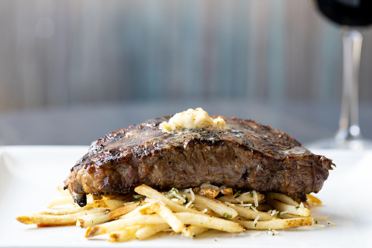 You can never go wrong with a plate of steak frites. | Photo by Great Divide Brewery and Roadhouse