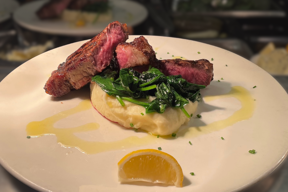 Steak at Rare Italian Steakhouse in Fort Collins. | Photo by Gaby Reyes