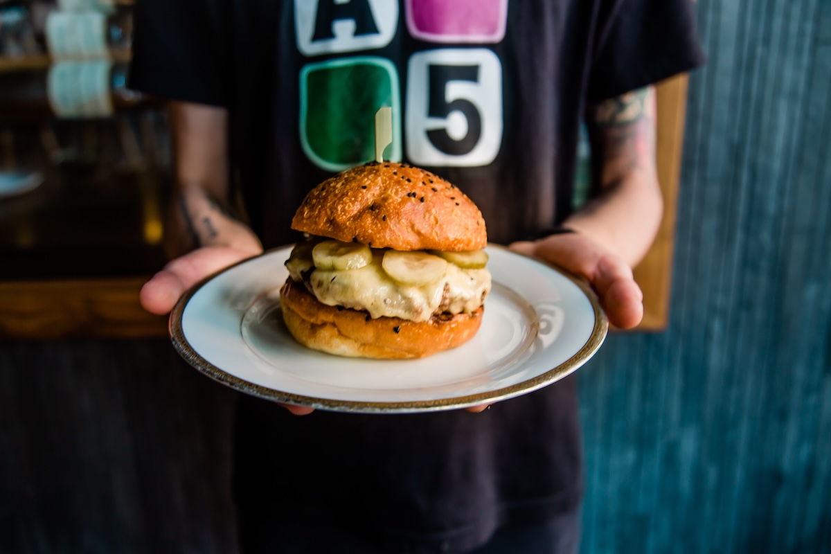 A5 Steakhouse makes a mean wagyu burger. | Photo by Kayla Jones