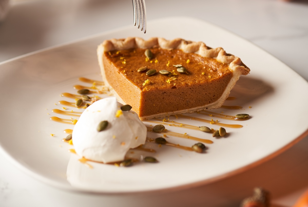 Kona Grill's pumpkin pie. | Photo by Kona Grill