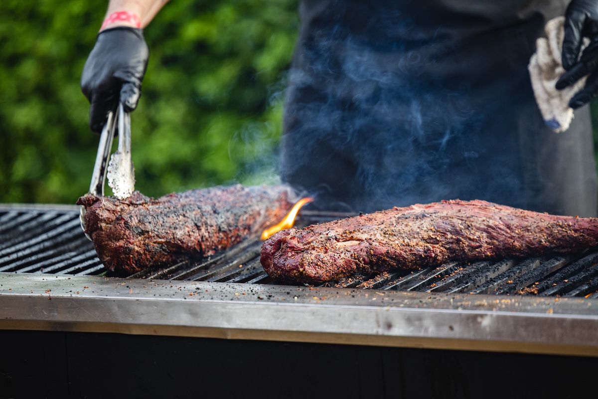 Scenes from steaks sizzling at RARE 2024. | Photo by DiningOut Events