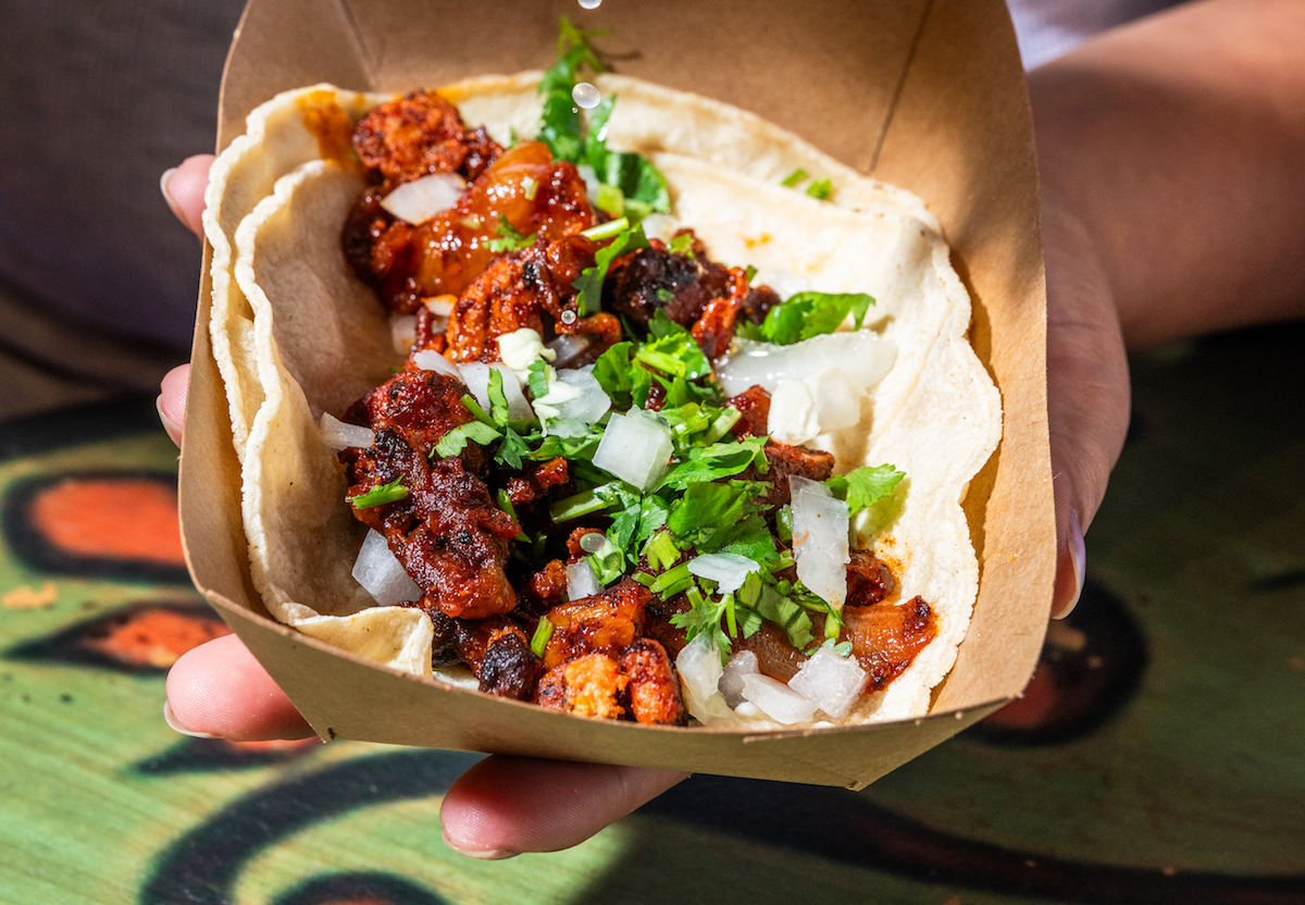 Pastor taco at Tacos A Go Go. | Photo by Dylan McEwan