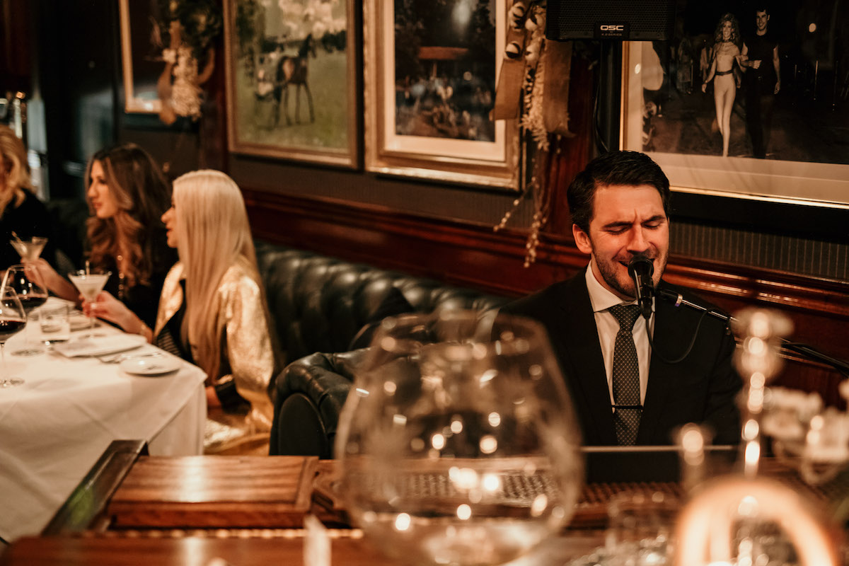 A pianist entertains in the dining room at Turner's. | Photo by Kirsten Gilliam