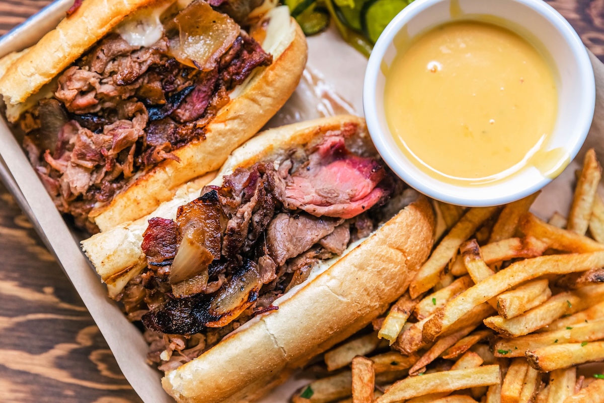 West End's Philly Cheesesteak.