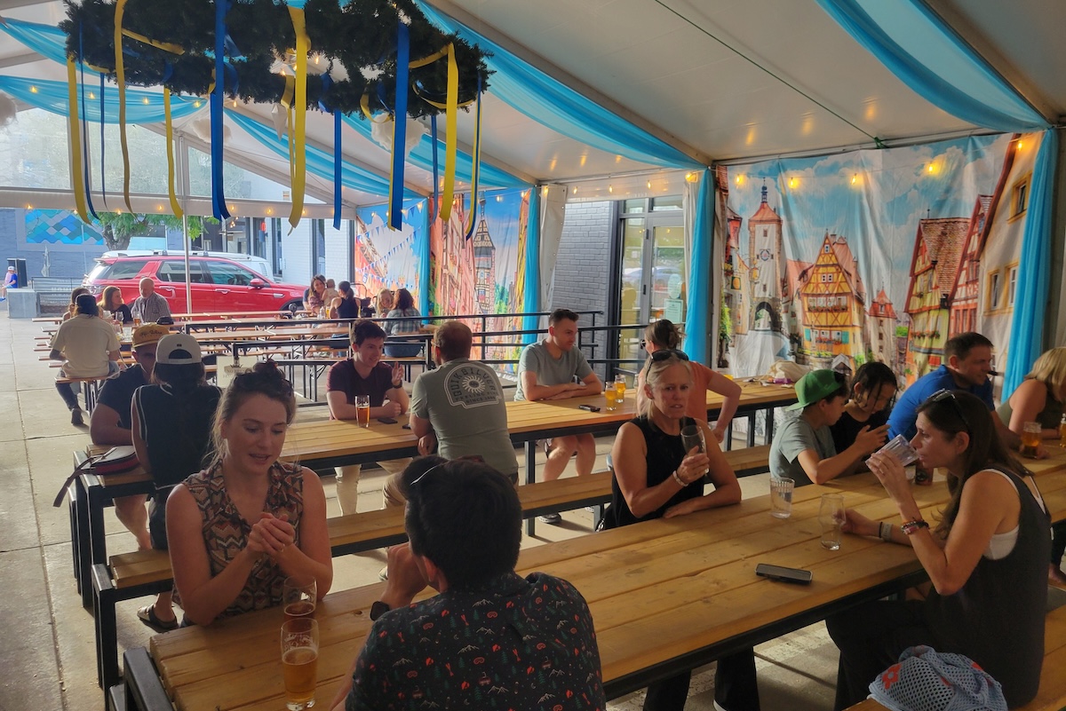 Dive into Oktoberfest with Big Fest Energy at Call to Arms Brewery. | Photo by Linnea Covington