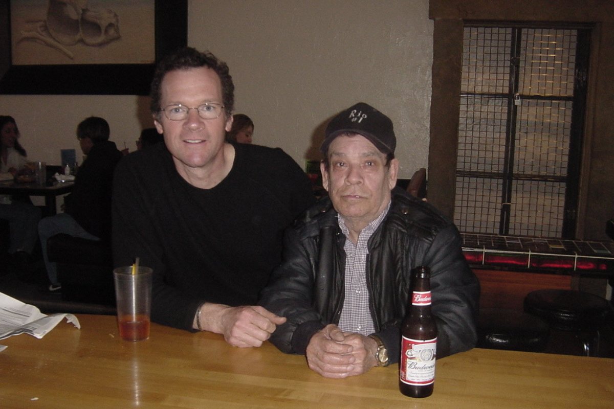 Pat McGaughran and Felipe Mercado, having a drink at Rio Grande Restaurant in Fort Collins. | Photo courtesy of Pat McGaughran