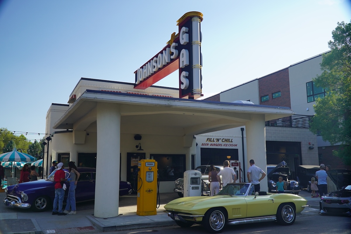 Johnson's Station is inside an old gas station. | Photo by Porch Collective