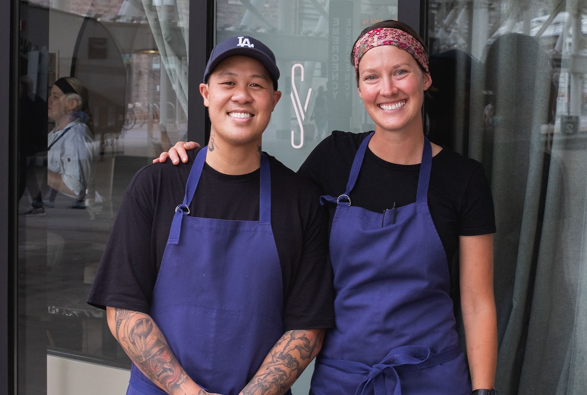 Tuan “Ni” and Anna Nguyen, the chef/owners of sắp sửa. | Photo by Casey Wilson