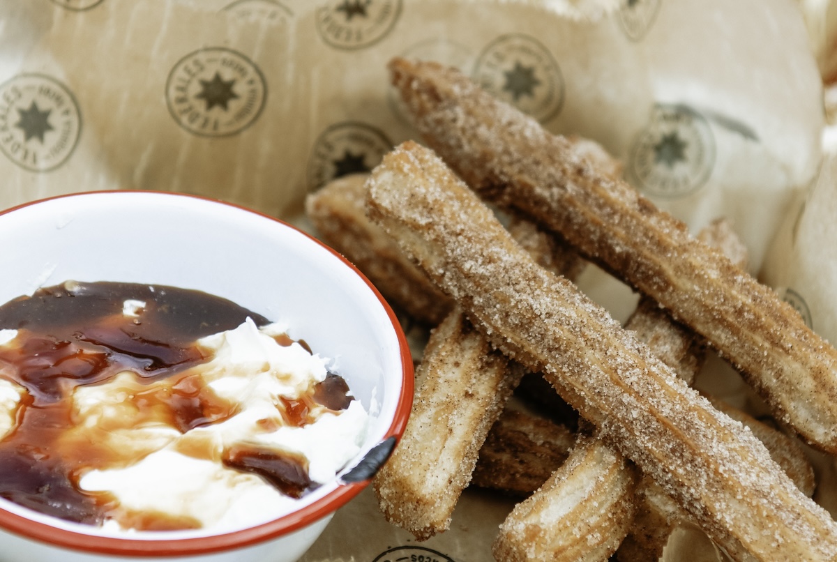 Pumpkin spiced churros at Federales Denver. | Photo by Lucy Beaugard