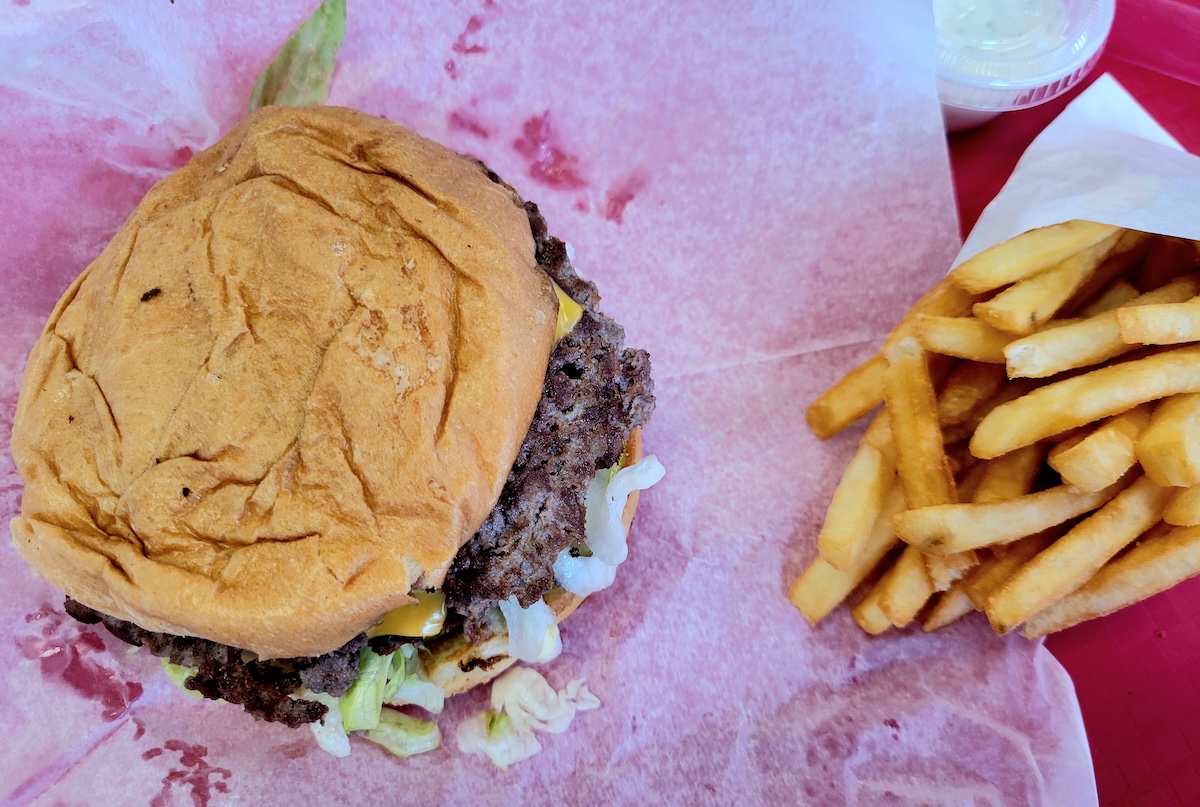 Jim's classic smash burger. | Photo by Linnea Covington