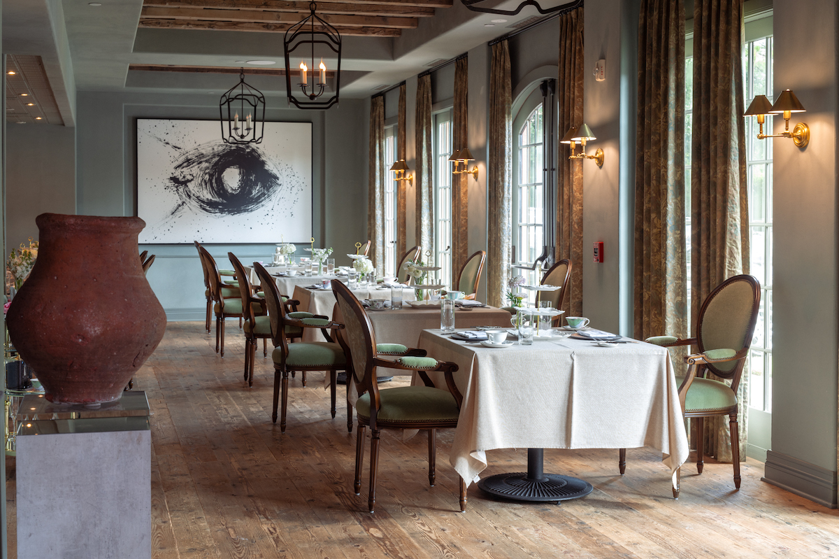 The Alba space in which Tea d'Alba is held at Hotel Granduca. | Photo by Brian Kennedy