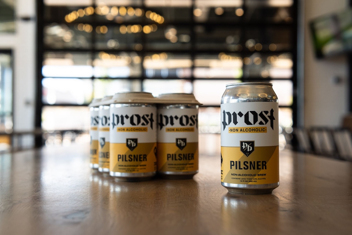 Zero-proof pilsner is in the house. | Photo by Prost Brewing Co. 