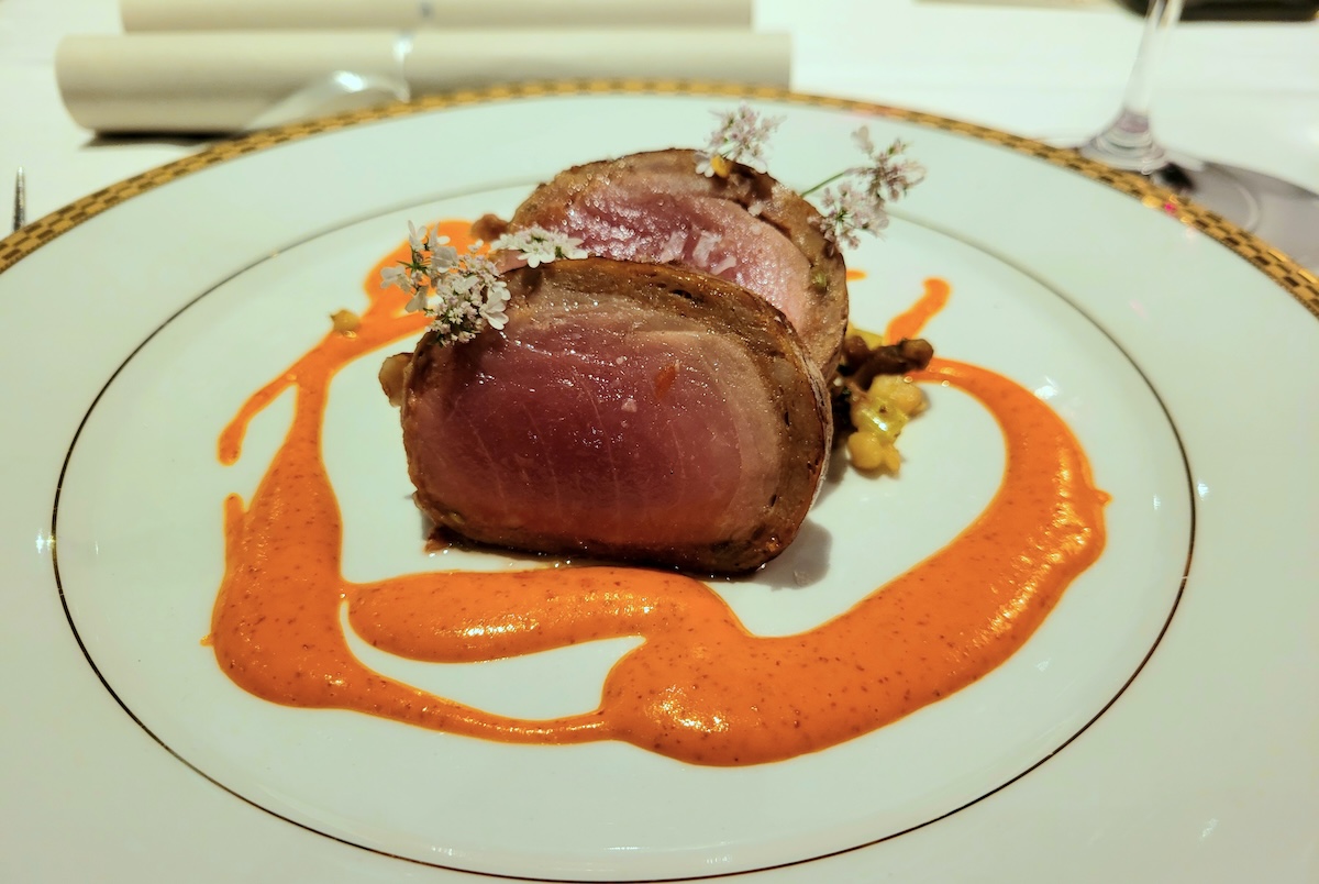 Sausage-wrapped tuna at Rioja. | Photo by Linnea Covington