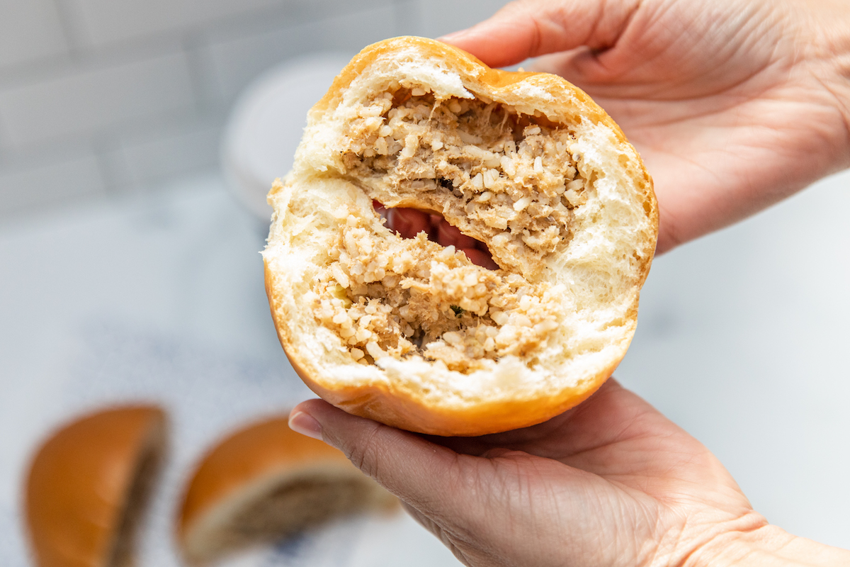 Boudin Kolache by Becca Wright 1122 5 - DiningOut Fresh pork boudin kolache at Kolache Shoppe, a collab with La Boucherie in Spring. | Photo by Becca Wright