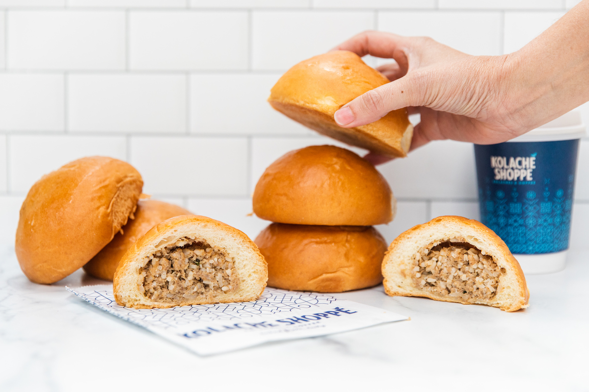 Boudin kolaches at the Kolache Shoppe. | Photo by Becca Wright