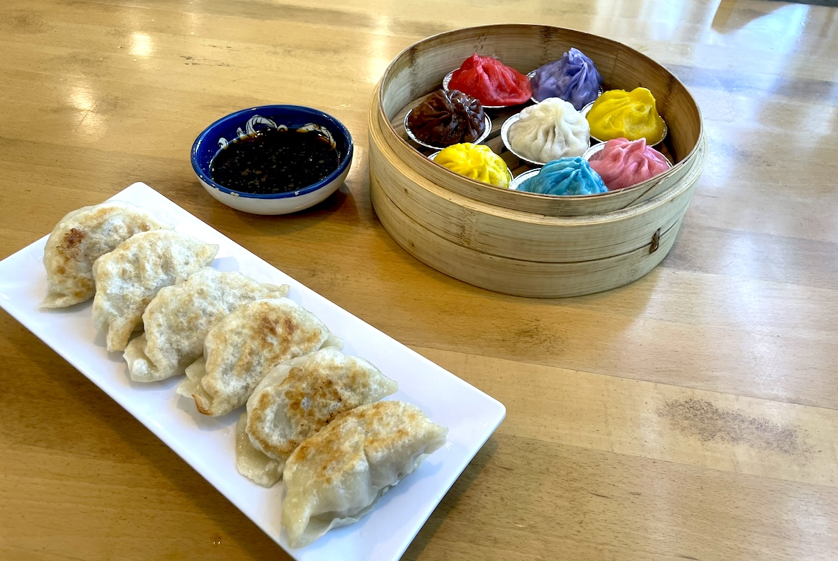 Pan fried pork dumplings and Dillon's Xiao Long Bao. | Photo by Sara Rosenthal