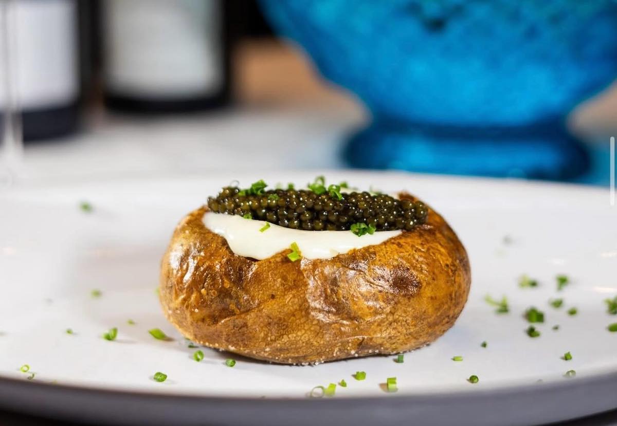 The caviar potato at Tony's. | Photo by Tony's