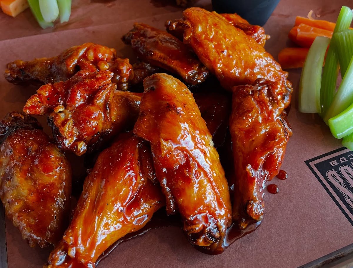 Smoked chicken wings at Blood Bros. BBQ. | Photo by Blood Bros. BBQ