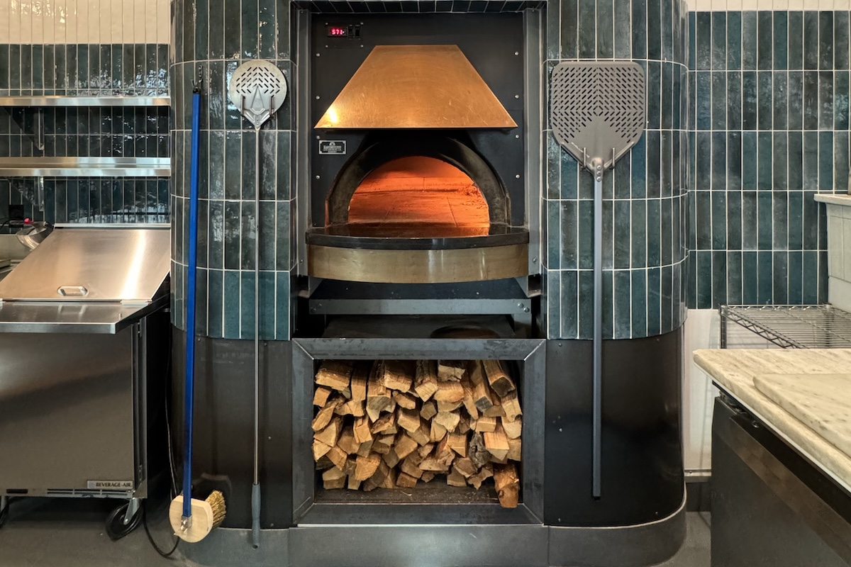 The new pizza oven in Cart-Driver LoHi. | Photo by Oh Hey Creative