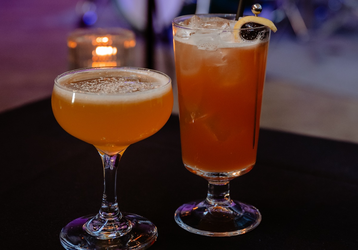 Golden Harmony and Cha Cha Chai Mocktails at Nocturne Jazz and Supper Club. | Photo by Lucy Beaugard