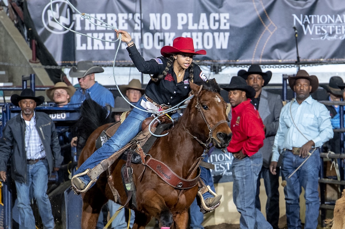 Work up an appetite like Sadie Jackson of the MLK Rodeo. | Photo by the National Western Stock Show