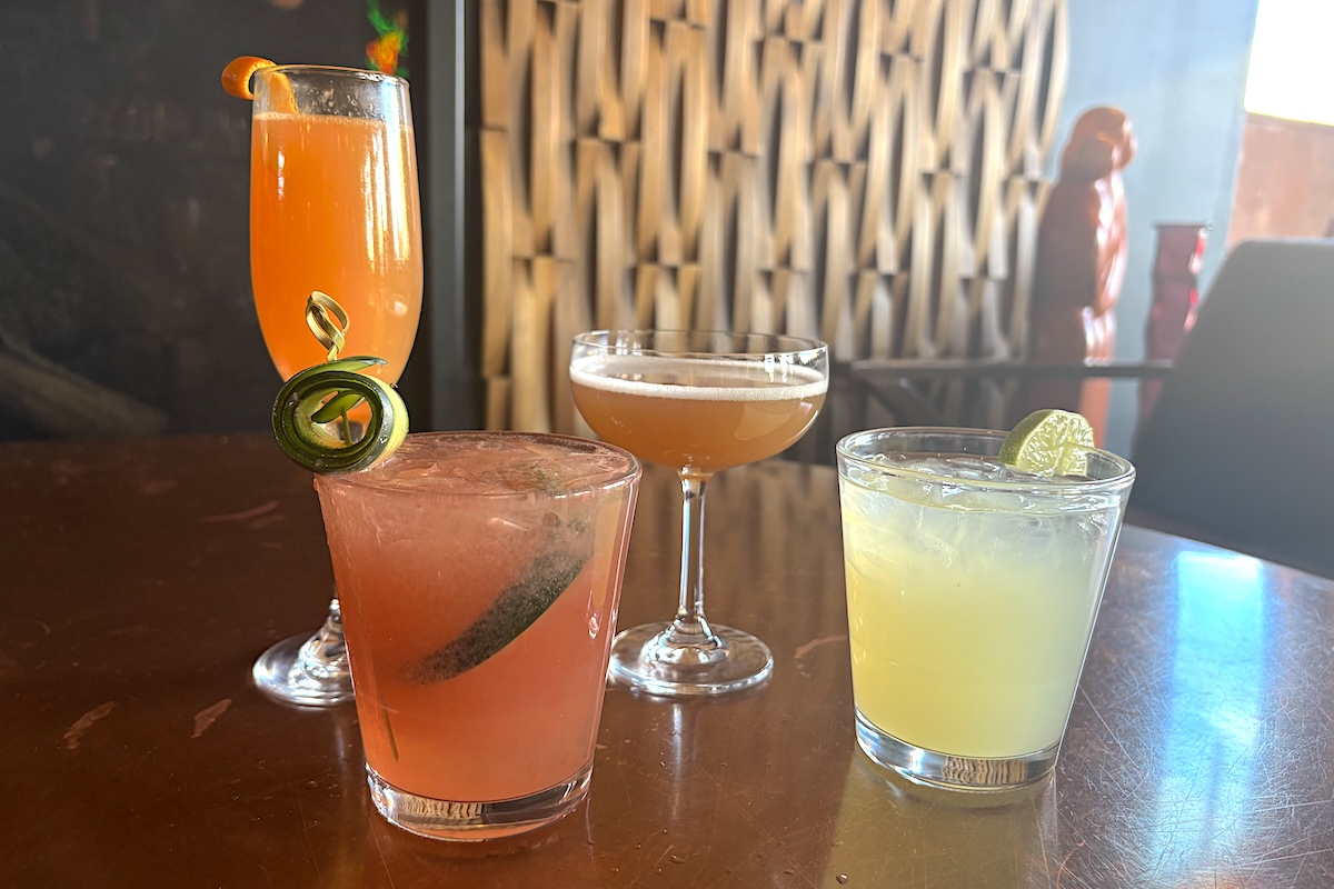 Jewel-hued mocktails at Joy Hill. | Photo courtesy of Joy Hill