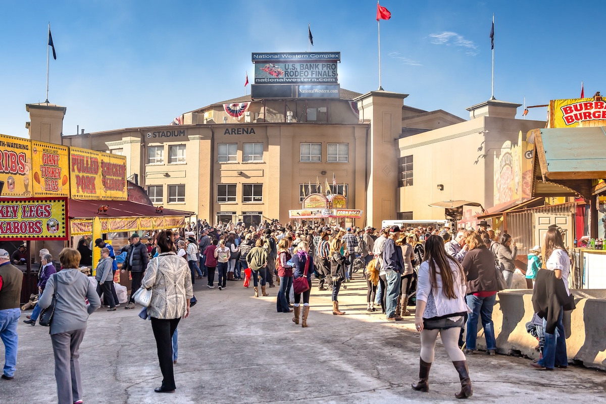 So many food stalls. | Photo by the National Western Stock Show