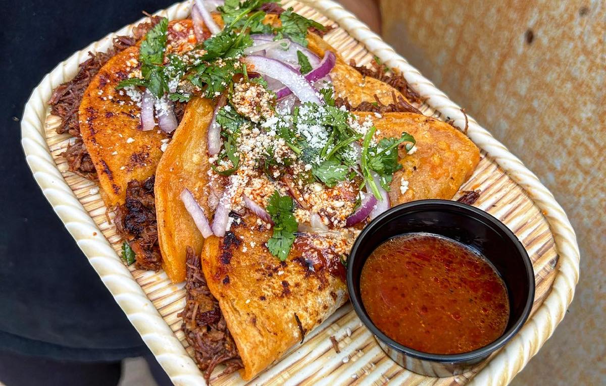 Cris and John - DiningOut Mexican-Vietnamese fusion tacos at Cris and John. | Photo by Cris and John