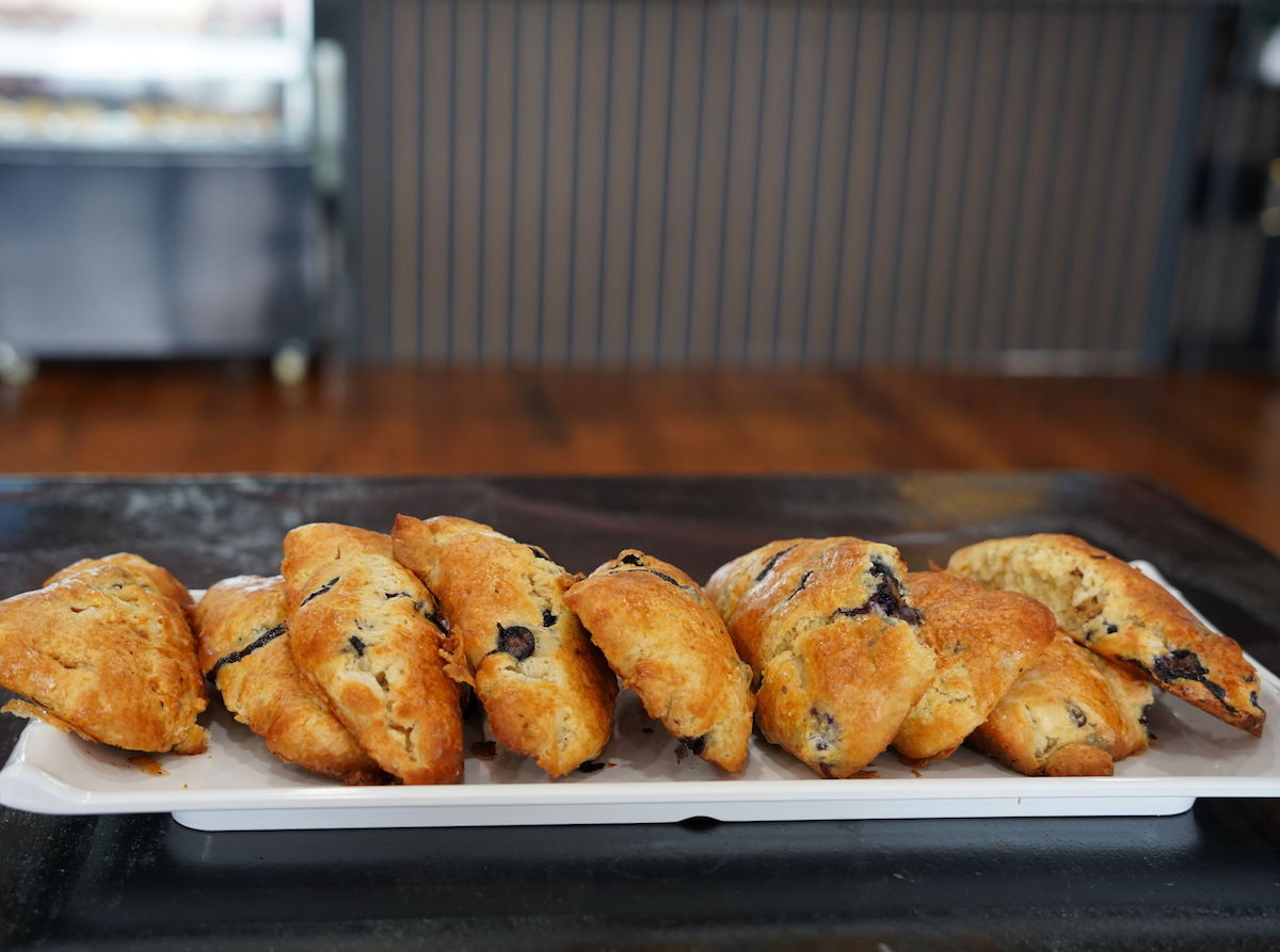 Blueberry scones at Fanah Cafe & Pastry. | Photo by Fanah Cafe & Pastry