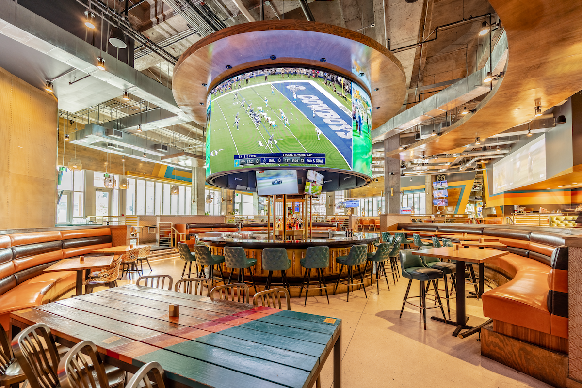 Prime gameday watching views at Hero by HG. | Photo by Kayla Enright