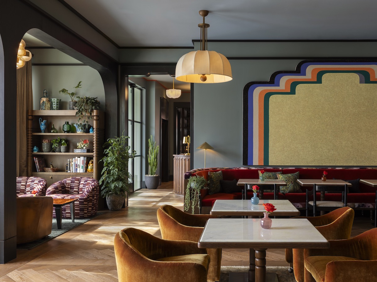 The dining room at Hypsi inside Hotel Daphne. | Photo by Julie Soefer