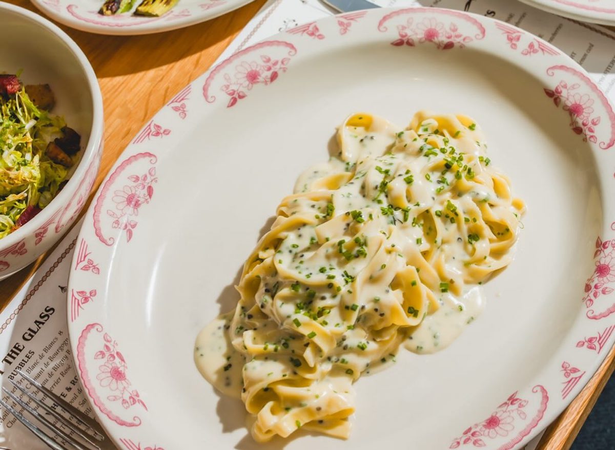 Housemade pasta and champagne butter at Le Margot. | Photo by Le Margot