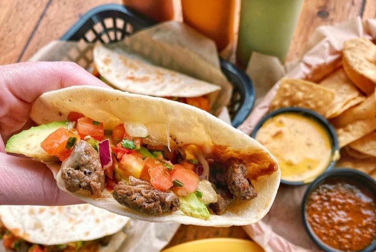 Milagro - DiningOut The Tijuana-style Piasano carne asada taco at Milagro Taco Cantina. | Photo by Milagro Taco Cantina