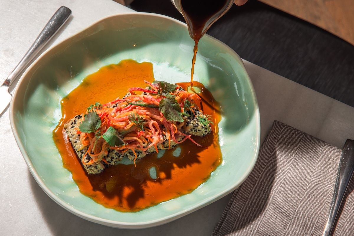 Sesame crusted ahi tuna at JW Steakhouse Dallas. | Photo by S. Reynolds