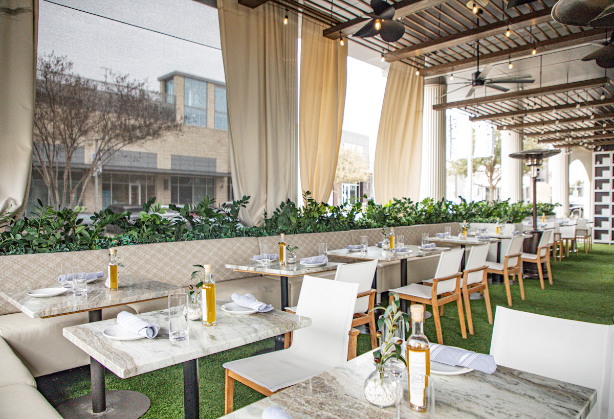 The dreamy, open-air patio at Lombardi Cucina. | Photo by Lombardi Cucina